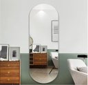 Ver imagem 1 de Espelho Decorativo Lapidado Oval 50x100cm Woodglass