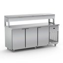 Ver imagem 1 de Balcão de Serviço Refrigerado Condimentador 2,50 Metros Inox Bsrc2500 220v - Refrimate