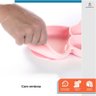 Prato Bebe Infantil Silicone Ventosa 3 Divisórias Introdução Alimentar Elefantinho Rosa - 4