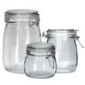 Jogo 3 Potes Vidro Vedação Hermética Silicone e Trava 500ml, 830ml e 1 Litro - Tuut - 1