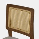 Ver imagem 6 de Cadeira de Madeira com Telinha Bogotá Cor Castanho Estofado Facto Garden Bege Acinzentado