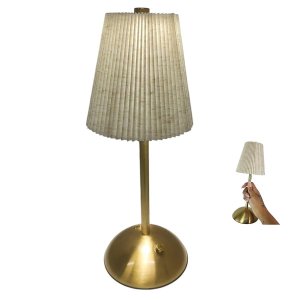 Luminaria de Mesa Abajur Led 3 Tons Controle de Intensidade Usb Bateria Recarragavel Iluminaçao Quar