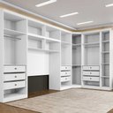 Ver imagem 3 de Guarda Roupa Modulado Casal Safira 011 em Mdf com 11 Portas e 9 Gavetas