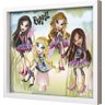 Quadro Decorativo Poster com Moldura Desenho Animado Bratz 50x40cm - 2