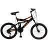 Bicicleta Colli Aro 20 com Gps + Freio V-brake - Aço Carbono 21 Marchas 310 Preto/laranja Un - 1