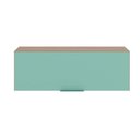 Ver imagem 5 de Armário Aéreo 80 Cm 1 Porta Basculante Etna Poliman Móveis Carvalho Oak/menta