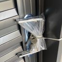 Ver imagem 4 de Porta De Aço Laminada Popular Para Banheiro Dispensa Abertura Esquerda 70x12x210