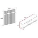 Ver imagem 3 de Estante Milo para Tv de até 65 Polegadas - Cinamomo /off White - Madetec