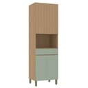 Ver imagem 1 de Torre Quente Modulado 70cm 1 Nicho 1 Gaveta 4 Portas Slim Luciane
