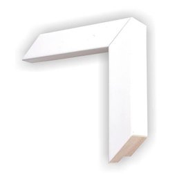 Quadro Decorativo Flor Papoula Branca 40x40cm - 3