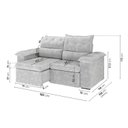 Ver imagem 3 de Sofá Retrátil e Reclinável 180cm Cupuaçu CabeCasa MadeiraOriginals