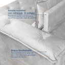 Ver imagem 5 de Sofá Retrátil e Reclinável 180cm Cupuaçu CabeCasa MadeiraOriginals