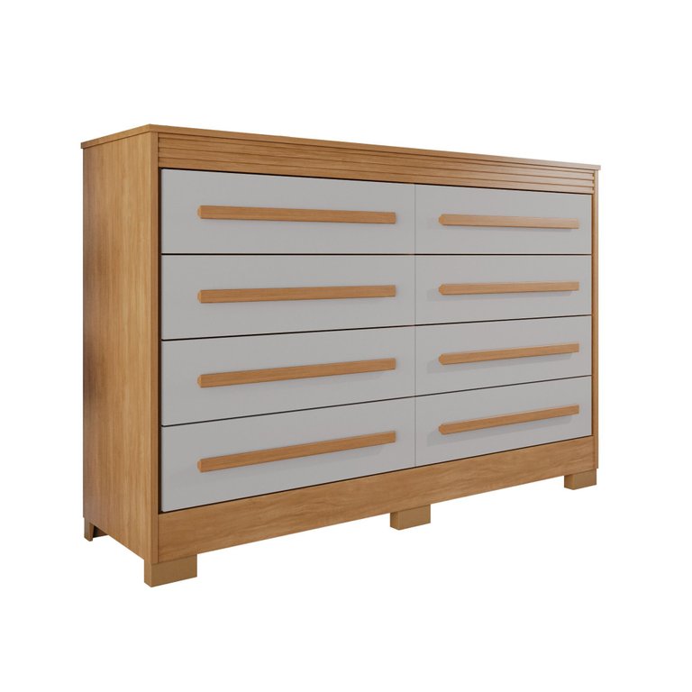 Comoda California 8 Gavetas Benetil Cinamomo Off