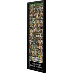 Quadro Decorativo Poster Várias Marcas de Cervejas sem Vidro 55x160cm - 2