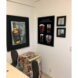 Quadro Decorativo Poster Copos de Cerveja Atitude É Tudo sem Vidro 60x90cm - 3