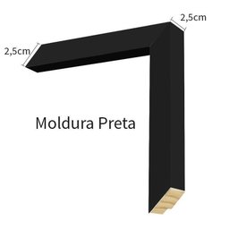 Quadro Decorativo Poster Copos de Cerveja Atitude É Tudo sem Vidro 60x90cm - 6