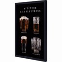 Ver imagem 2 de Quadro Decorativo Poster Copos de Cerveja Atitude É Tudo sem Vidro 60x90cm