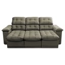 Ver imagem 6 de Sofá Retrátil Reclinável Atenas 2,30m Suede Velut Tabaco C/ Molas no Assento - King House