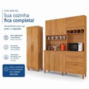Ver imagem 5 de Kit Armário Multiuso Toronto + Armário de Cozinha Athenas 100% MDF Yescasa