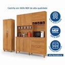 Ver imagem 6 de Kit Armário Multiuso Toronto + Armário de Cozinha Athenas 100% MDF Yescasa
