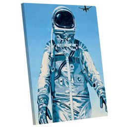 Quadro Decorativo Moderno 40x60cm Astronauta em Tela Canvas - 1