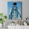 Quadro Decorativo Moderno 40x60cm Astronauta em Tela Canvas - 3