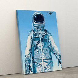 Quadro Decorativo Moderno 40x60cm Astronauta em Tela Canvas - 2