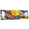 Quadro Romero Britto O Abraço / The Hug 25x100cm - 1