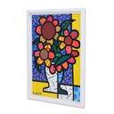 Ver imagem 4 de Quadro Romero Britto Flowers 64x85cm