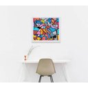 Ver imagem 4 de Quadro Romero Britto Decorativo Street Dance 76x67cm