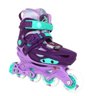 Patins Infantil X-light Roxo com Rodas Led Traxart Par Tam M 29-32 - 2