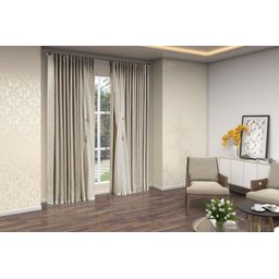 Cortina Sala Suiça 3,00x2,70 Oxford Voal Pedraria Trilho Suiço - Marrom amarelado - 1 Cortina Sala Suiça 3,00x2,70 Oxford Voal Pedraria Trilho Suiço - Marrom amarelado - 1