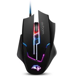 Mouse Gamer c/ LED 3200dpi 7 Botões Preto MS-G270 - Exbom - 1