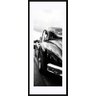 Quadro Decorativo em Preto e Branco Traseira Carro de Luxo Antigo 50x120cm - 1