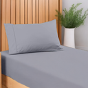 Ver imagem 2 de Jogo de Lençol Cama Solteiro 400 Fios Percal 2 Peças Ponto Palito Anti-pilling com Toque 100% Macio