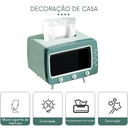 Ver imagem 2 de Suporte Decorativo Tv Retro Porta Lenços Verde Xc-sp-62
