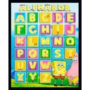 Ver imagem 1 de Quadro Decorativo Poster com Moldura Alfabeto Bob Esponja 44x54cm