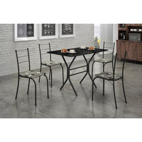 Conjunto de Mesa com 4 Cadeiras - Maricá