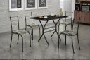 Ver imagem 1 de Conjunto de Mesa com 4 Cadeiras - Maricá