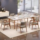 Ver imagem 7 de Kit 03 Cadeiras para Sala de Jantar Estar Living Giorgia B04 Bouclê Bege