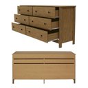 Ver imagem 3 de Cômoda Ditália 6 Gavetas 1,45mt Dm-221