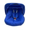 Capa para Bebê Conforto + Capota/ Protetor de Sol + Protetor de Cinto - Azul Liso - 2