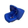 Capa para Bebê Conforto + Capota/ Protetor de Sol + Protetor de Cinto - Azul Liso - 4