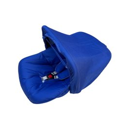 Capa para Bebê Conforto + Capota/ Protetor de Sol + Protetor de Cinto - Azul Liso - 3