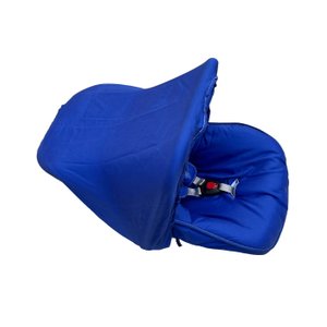 Capa para Bebê Conforto + Capota/ Protetor de Sol + Protetor de Cinto - Azul Liso