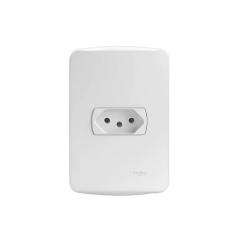 Tomada Simples 10A Branca Decor Schneider Tomada Simples 10A Branca Decor Schneider