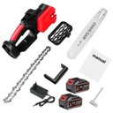 Ver imagem 4 de Serra Eletrica Grande 12 Polegadas sem Fio Motoserra Recarregavel Portatil Corta Lenha Poda Jardim G