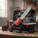 Ver imagem 3 de Serra Eletrica Grande 12 Polegadas sem Fio Motoserra Recarregavel Portatil Corta Lenha Poda Jardim G