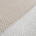 Ver imagem 6 de Tapete Sala Quarto Grande 2,00 X 3,00m Chevron Cru Artesanal 100% Algodão Rústico Geométrico Palha