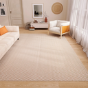 Ver imagem 3 de Tapete Sala Quarto Grande 2,00 X 3,00m Chevron Cru Artesanal 100% Algodão Rústico Geométrico Palha